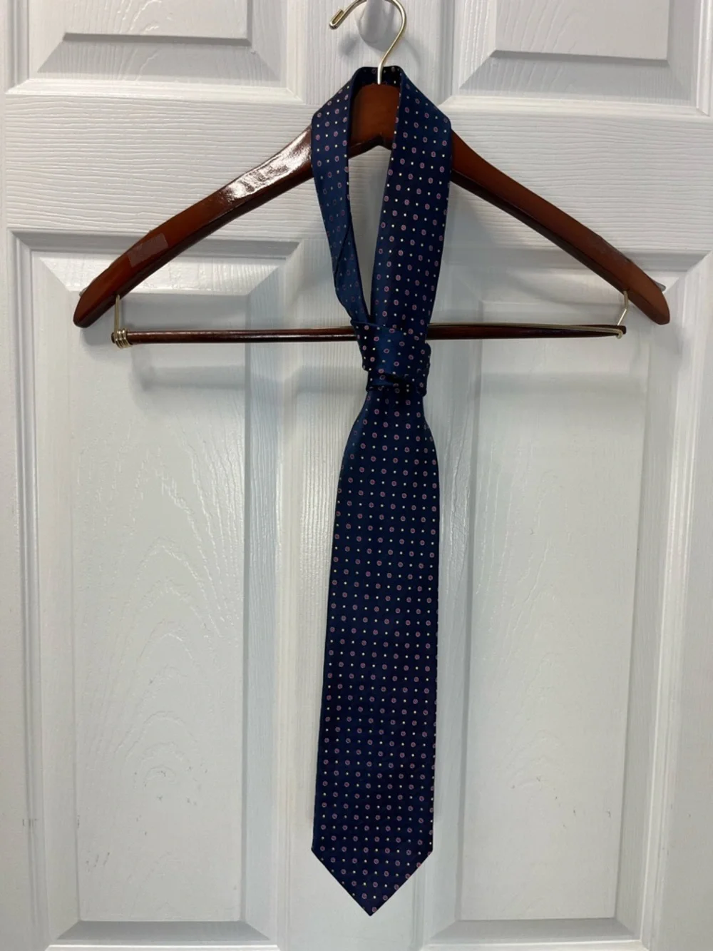 Boss navy polka